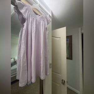 Lake lavender smocked nightgown